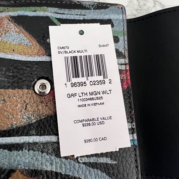 COACH X MINT + SERF SMALL MORGAN WALLET cm672 - Picture 6 of 6